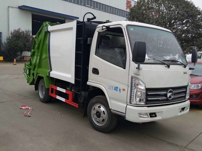凱馬藍(lán)牌4方壓縮垃圾車