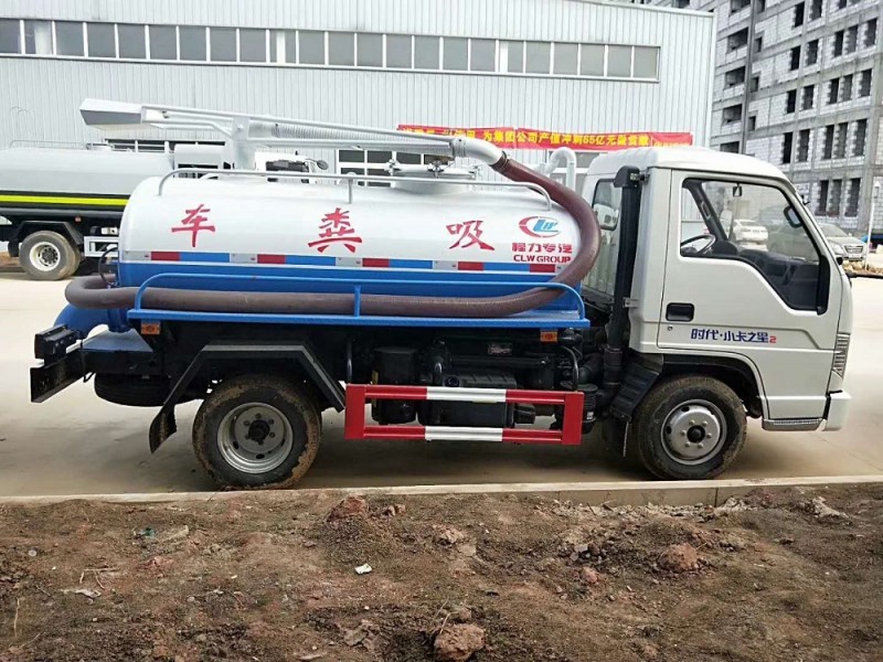福田小卡(3方)吸糞車(chē)