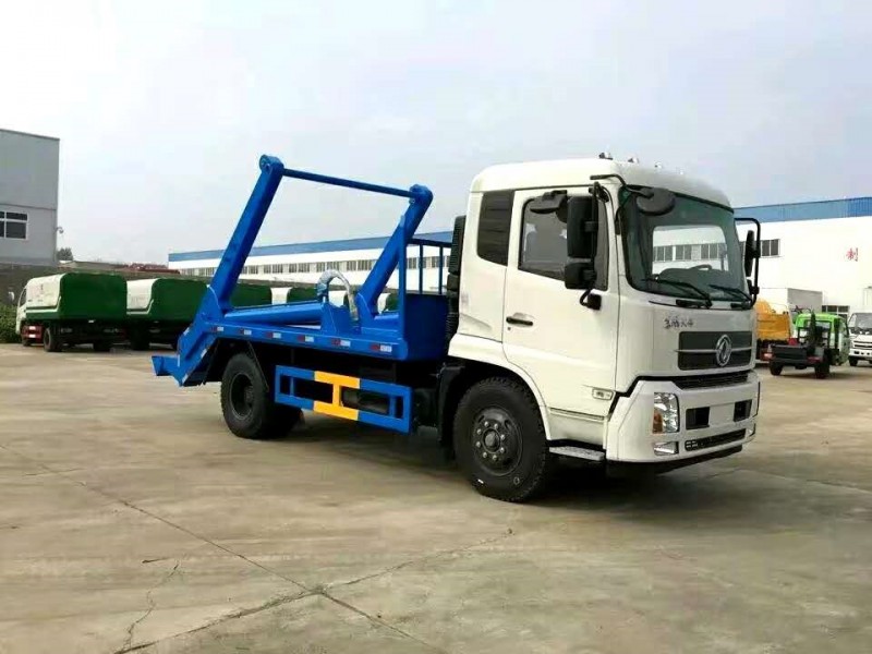 東風天錦10-12方擺臂垃圾車